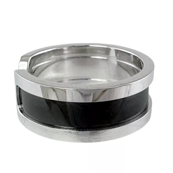 CARTIER Ring US 8 5/8 EU58 K18 2C Black lacquer 2003 limited edition used - Picture 6 of 8